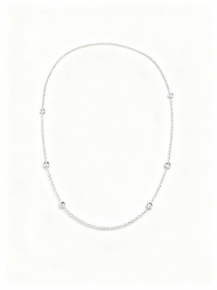 Collier Salvatore Arzani Femme in Or blanc Diamante 0.18 Ct 18F3C ARZANI - 18F3C ARZANI